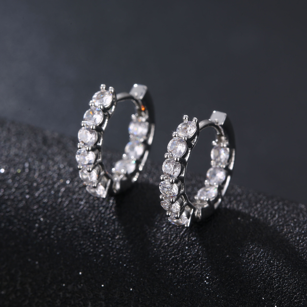 ETERNITY DIAMOND EARRINGS (PAIR)