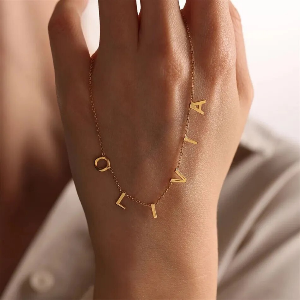 MINIMALIST LETTER NECKLACE