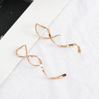 GOLD SPIRAL EARRINGS (PAIR)