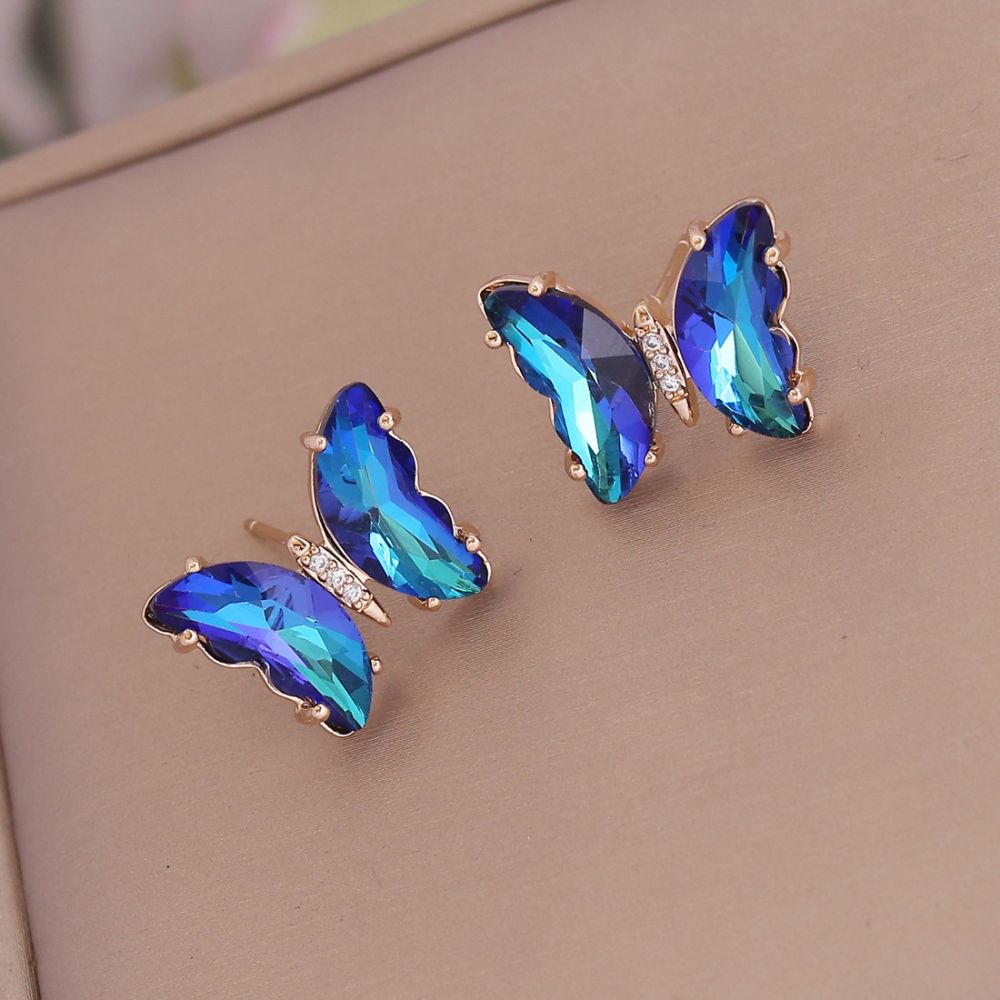 CRYSTAL BUTTERFLY RINGS (ADJUSTABLE)