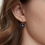 DAISY SAPPHIRE EARRINGS (PAIR)