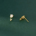 OPAL TULIP EARRINGS (PAIR)