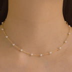 DAINTY PEARL NECKLACE