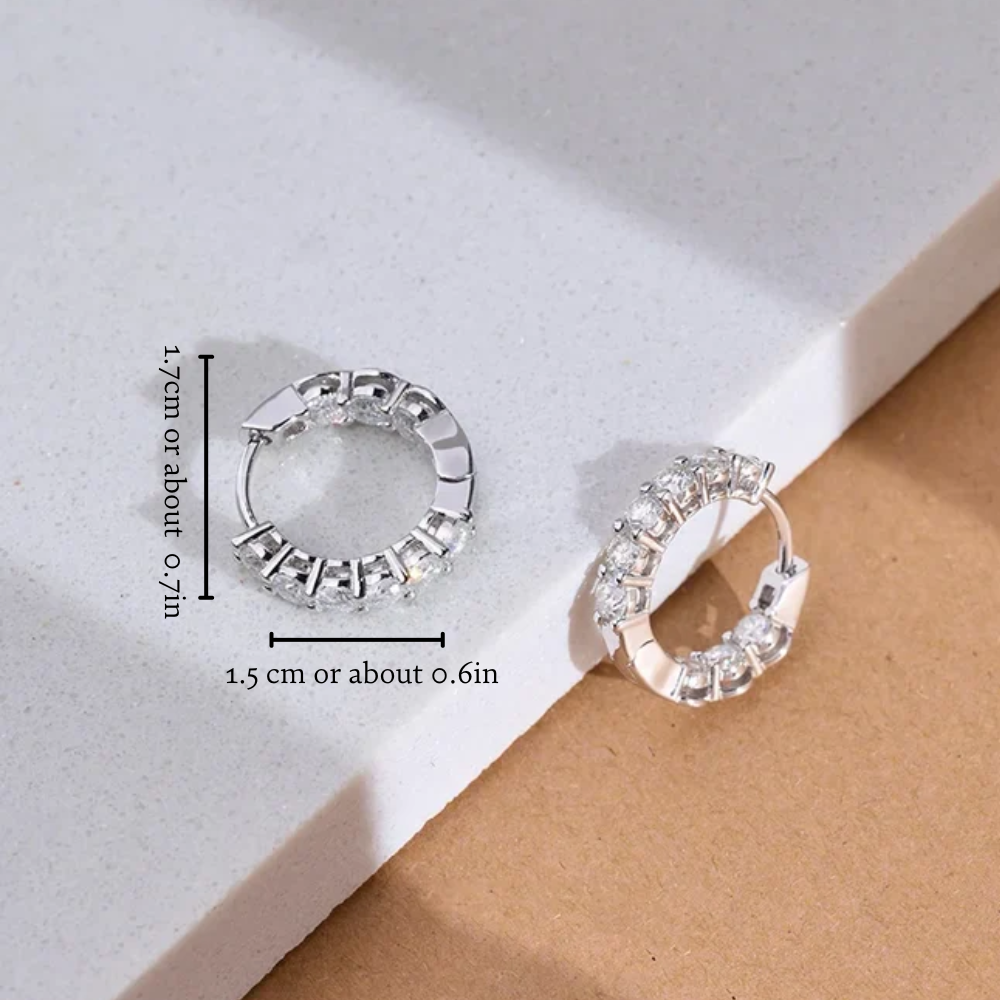 ETERNITY DIAMOND EARRINGS (PAIR)