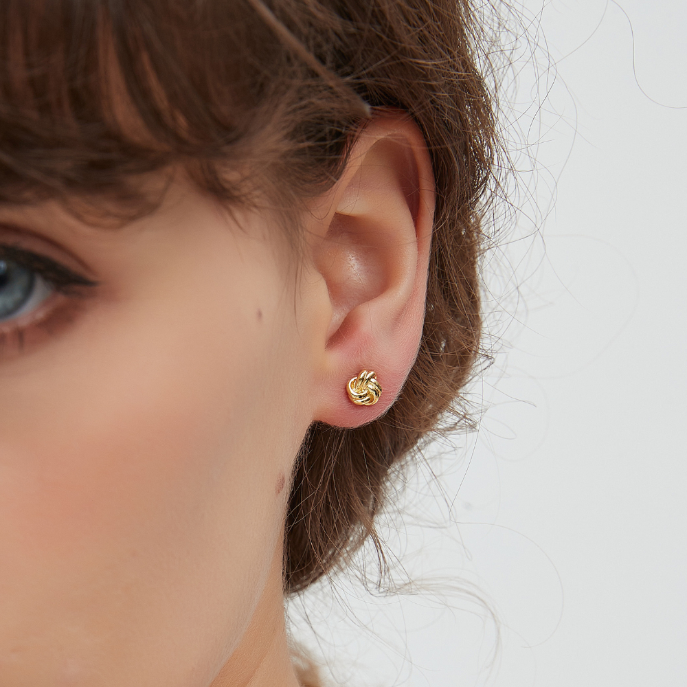 DAINTY KNOTS EARRINGS (PAIR)