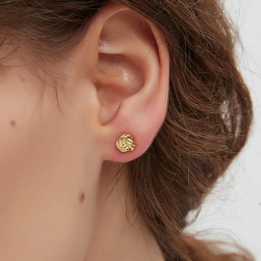 DAINTY KNOTS EARRINGS (PAIR)