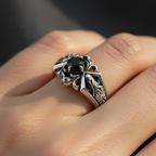 MIDNIGHT GOTHIC RING (ADJUSTABLE)