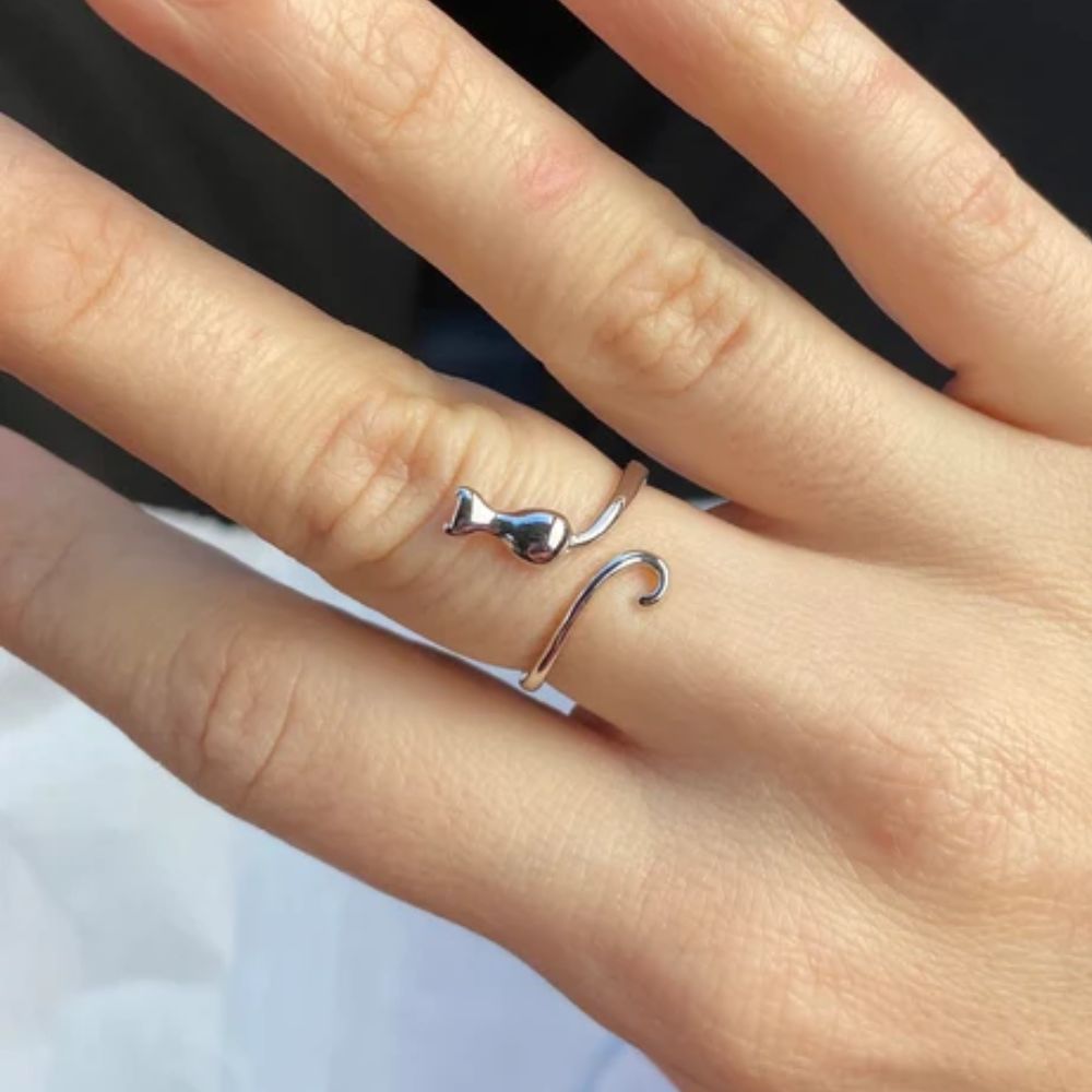 ADORABLE CAT RING (ADJUSTABLE)