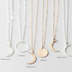 MOON PHASE NECKLACE
