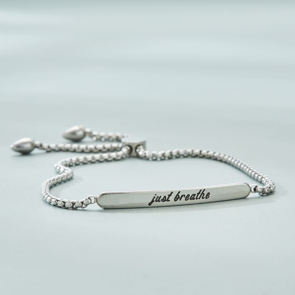 JUST BREATHE BRACELET (ADJUSTABLE)