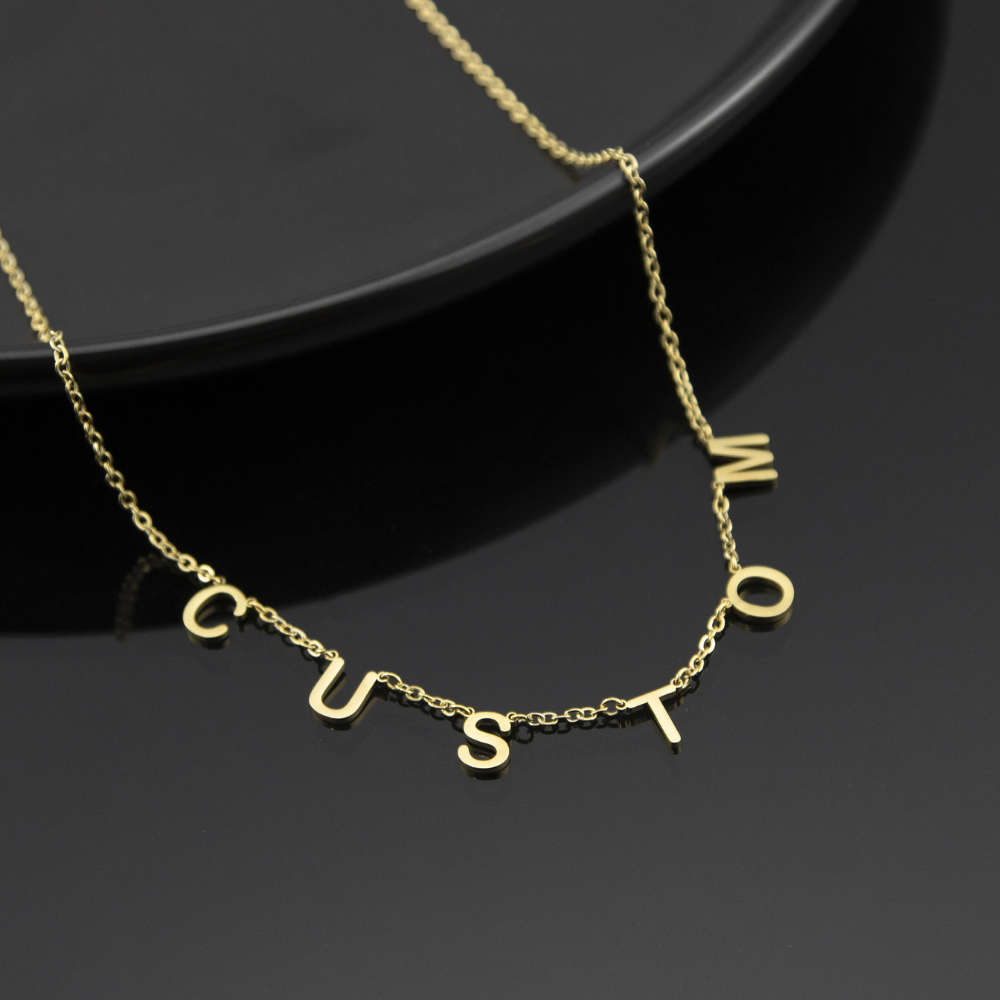MINIMALIST LETTER NECKLACE