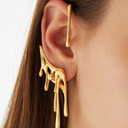 GOLD LAVA EAR CUFF