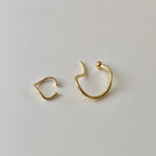 CHUNKY SNAKE-LIKE EAR CUFFS (PAIR)