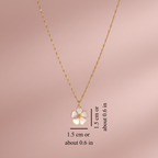 GOLD SAKURA FLOWER NECKLACE
