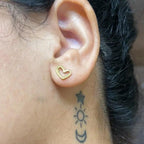 SIMPLE HEART EARRINGS (PAIR)