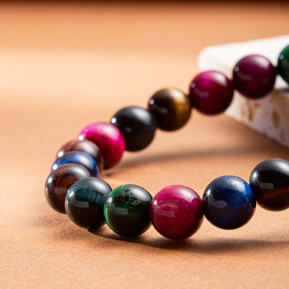 TIGER'S EYE BRACELET (ADJUSTABLE)