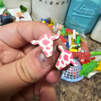 MOON CAT EARRINGS (PAIR)