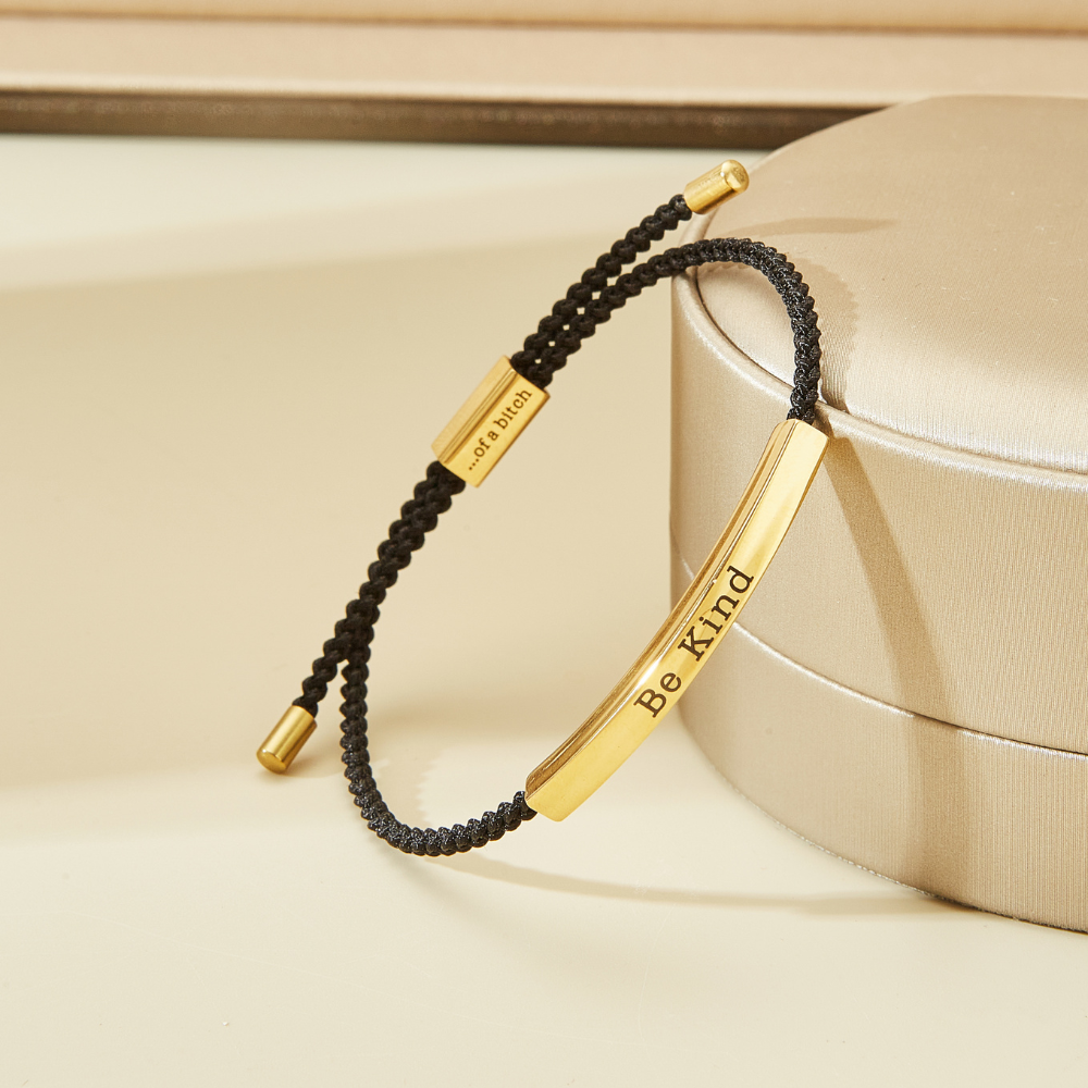 PERSONALITY STATEMENT BRACELET (ADJUSTABLE)