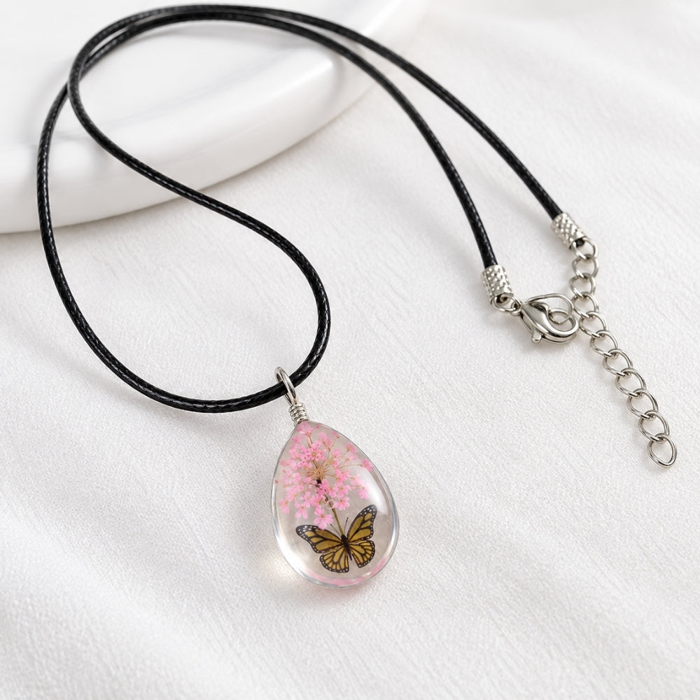 DRIED FLOWERS NECKLACE