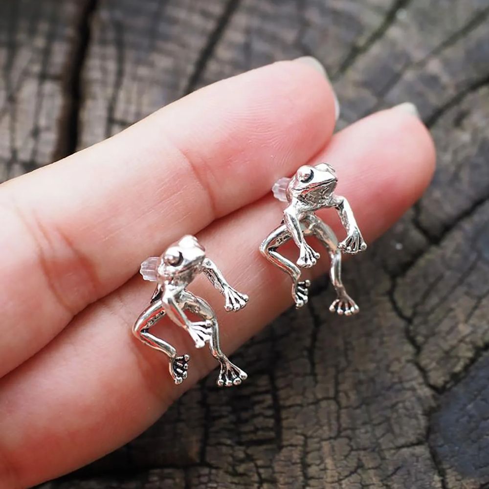 FROG EARRINGS (PAIR)