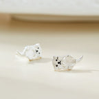 OTTER STUD EARRINGS (PAIR)