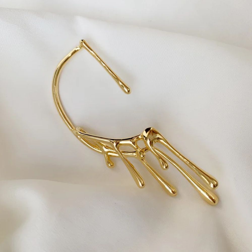 GOLD LAVA EAR CUFF