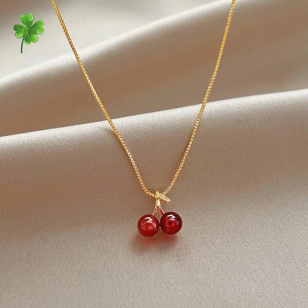 CHERRY CHARM NECKLACE