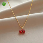 CHERRY CHARM NECKLACE