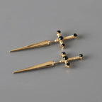 GOTHIC SWORD EARRINGS (PAIR)