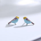 TINY BIRD EARRINGS (PAIR)