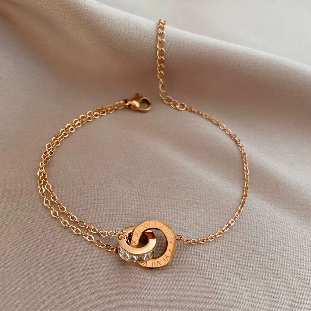 INTERLOCKING INFINITY BRACELET (ADJUSTABLE)