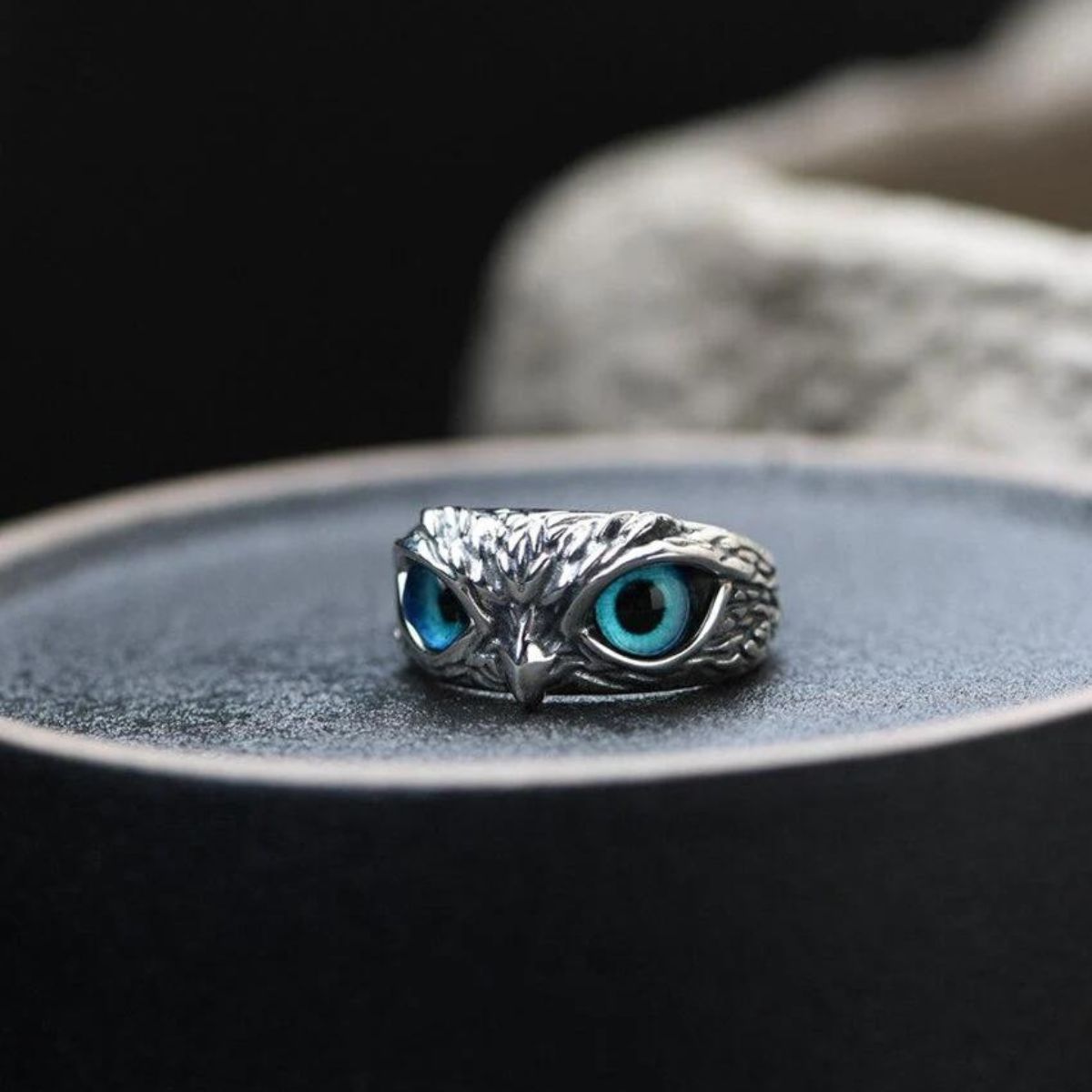 OWL EYE RING (ADJUSTABLE)