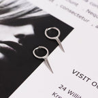 SPIKE HOOP EARRINGS (PAIR)