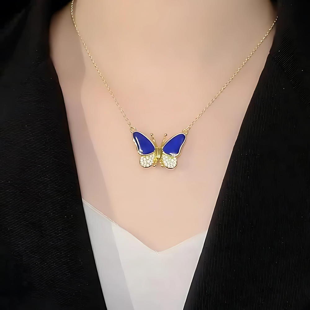COLOR CHANGING BUTTERFLY NECKLACE