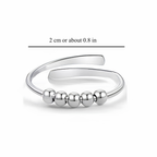 SPIRAL FIDGET RING (ADJUSTABLE)