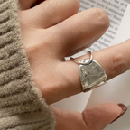 HAMMERED CHUNKY RING (ADJUSTABLE)