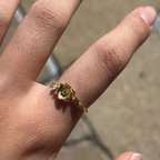 BIRTH FLOWER RING (ADJUSTABLE)