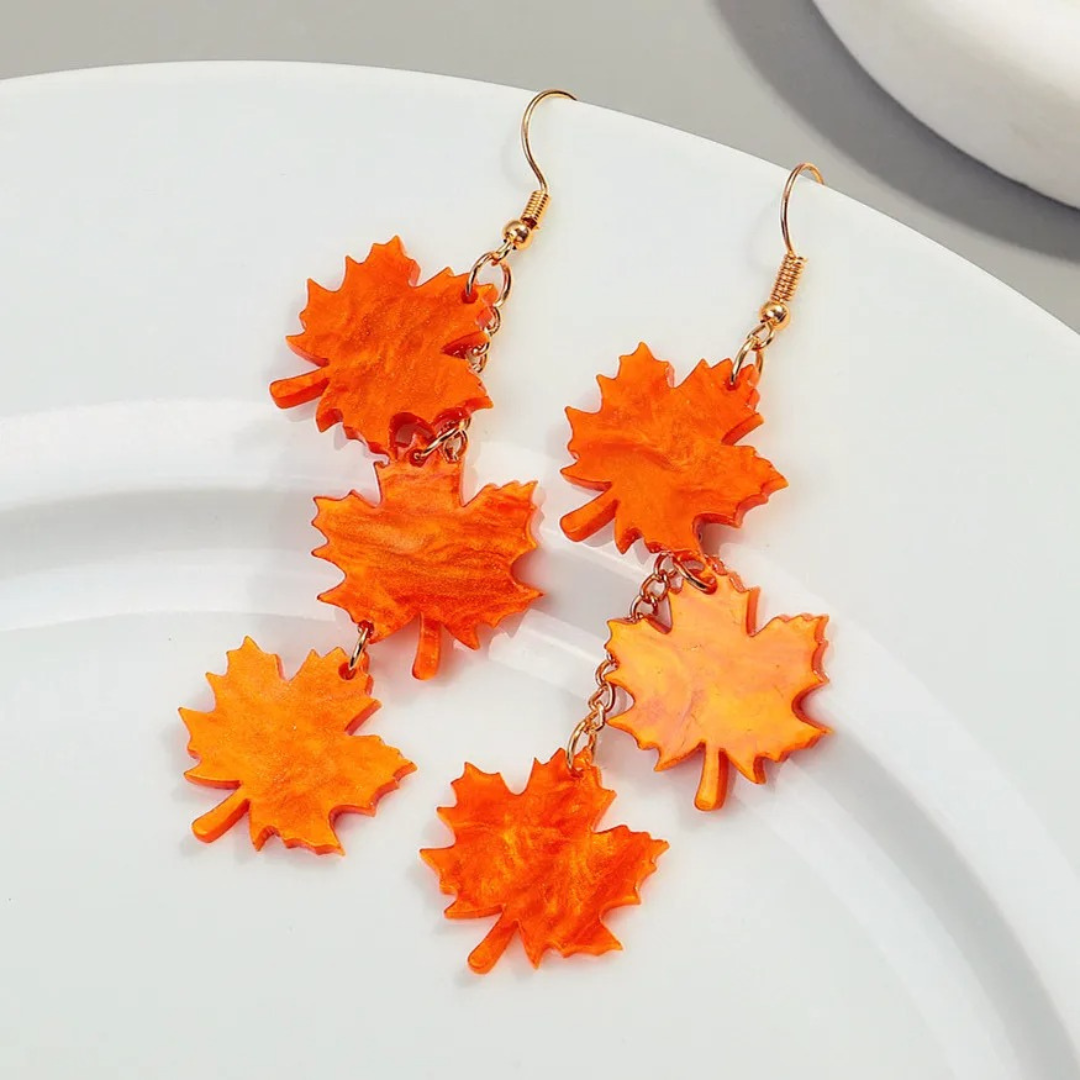 MAPLE LEAVES EARRINGS (PAIR)
