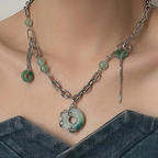 JADE DRAGON JEWELRY SET