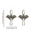 LUNAR MOTH EARRINGS (PAIR)
