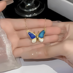COLOR CHANGING BUTTERFLY NECKLACE