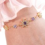 SUN FLOWER BRACELET (ADJUSTABLE)