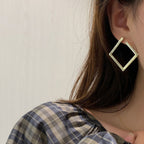 SQUARE HOOP EARRINGS (PAIR)