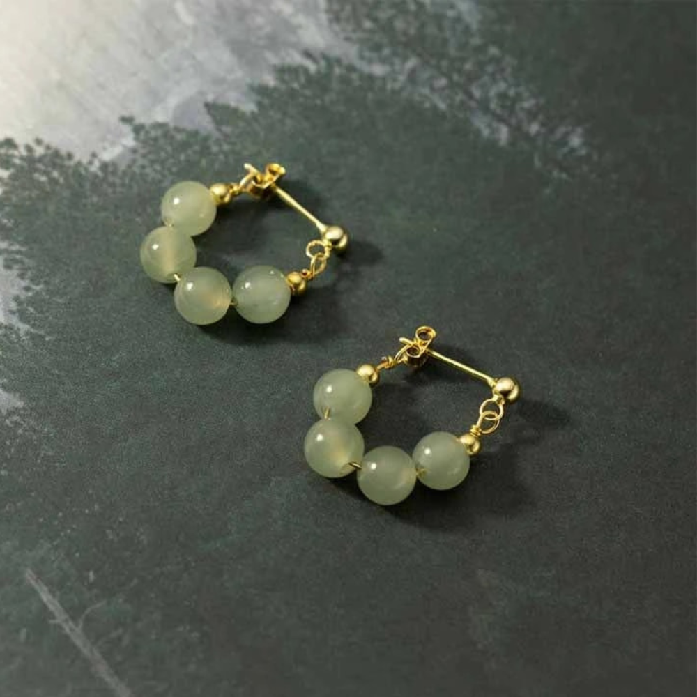 HETIAN JADE EARRINGS