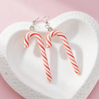 CANDY CANE EARRINGS (PAIR)