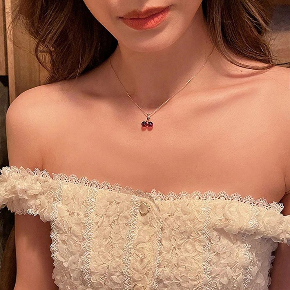 CHERRY CHARM NECKLACE