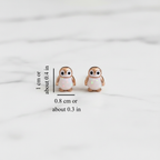 PENGUIN OPAL STUDS (PAIR)