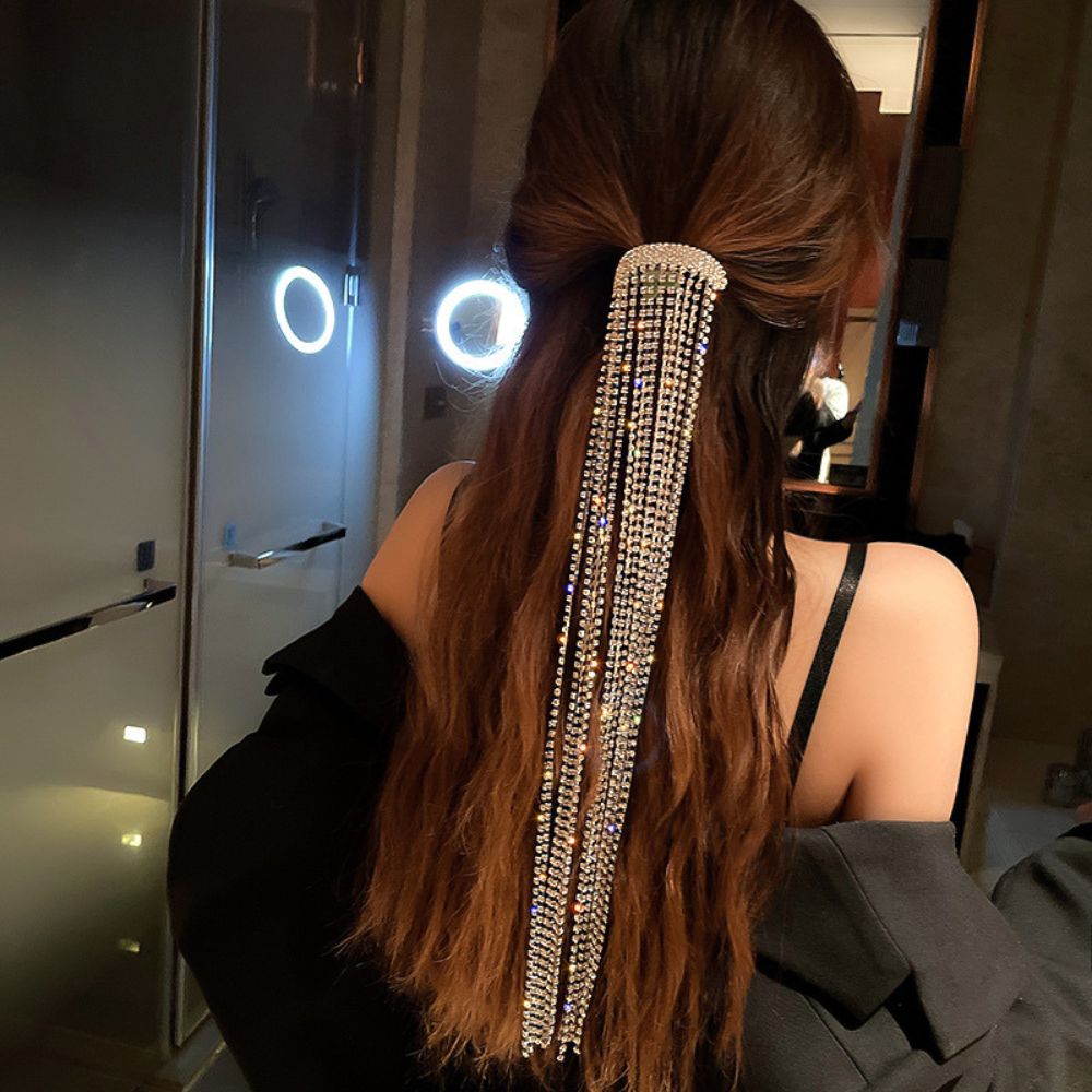 RHINESTONE HAIR TASSEL