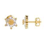 MINI SUNFLOWER CARTILAGE EARRINGS (PAIR)