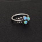 BLUE OPAL HOOP